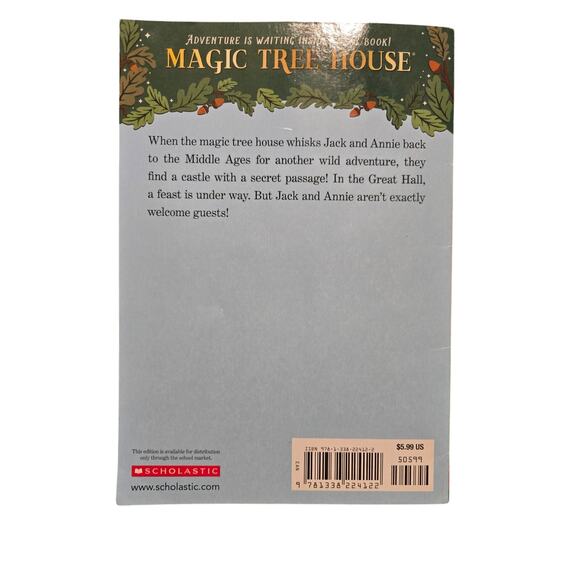 MAGIC TREE HOUSE #2 THE KNIGHT AT DAWN Mary Pope Osborne Chapter Book - Picture 7 of 7